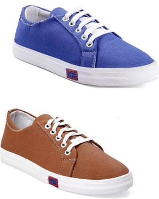 

Paduki 6022 Combo Shoes Sneakers For Women(Blue, Brown, Bluebrown