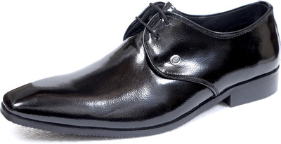 

DCOBS Black Party Genuine Leather Formal Shoes Derby For Men(Black