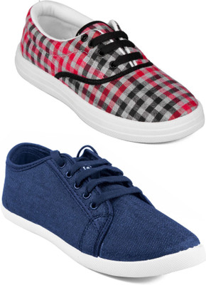 

Asian women's casual shoes combo pack of 2 Casuals For Women(Multicolor