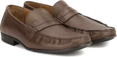 

Woods by Woodland Slip On For Men(Brown