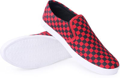 

Kaneggye Slip On Sneakers For Men(Red, Black
