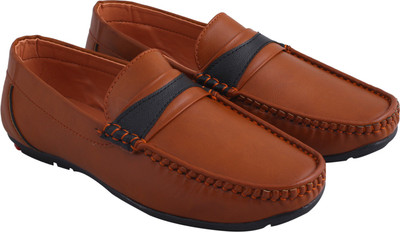 

Crunx Moccasin Loafers For Men(Tan