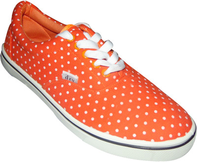 

G S Footwear Casuals For Men(Orange, White