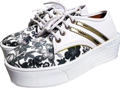 

Fashionitz Sneakers For Women(Multicolor, White