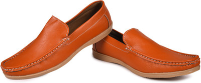 

True Soles Men's Tan Loafers For Men(Tan