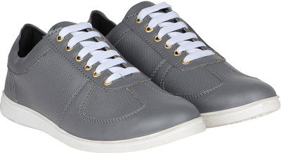

Koxko Premium Outdoors Faux Leather Casual Shoes for Men Casuals For Men(Grey