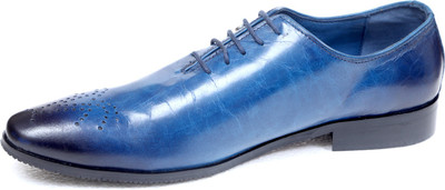 

DCOBS Blue Party Genuine Leather Formal Shoes Party Wear For Men(Blue