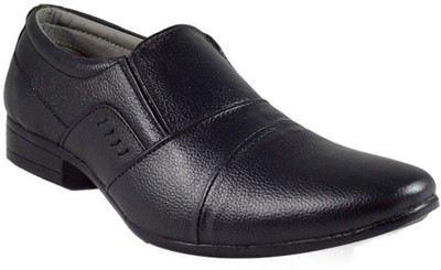 

MarcoUno BLACK FORMAL SHOES GENUINE LEATHER Slip On For Men(Black