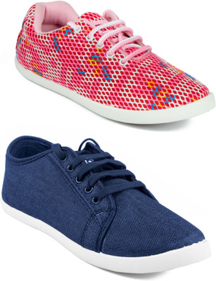 

Asian women's casual shoes combo pack of 2 Casuals For Women(Multicolor