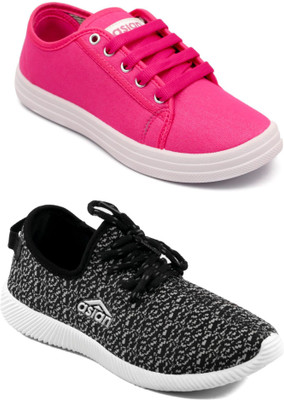 

Asian women's casual shoes combo pack of 2 Casuals For Women(Multicolor