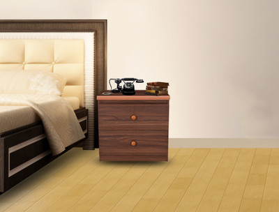 

RoyalOak Daisy Engineered Wood Bedside Table(Finish Color - Honey Brown)