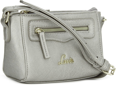 

Lavie Women Casual Silver PU Sling Bag