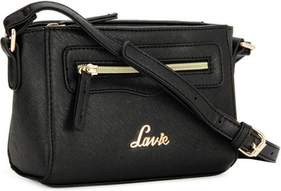 

Lavie Girls Casual Black PU Sling Bag