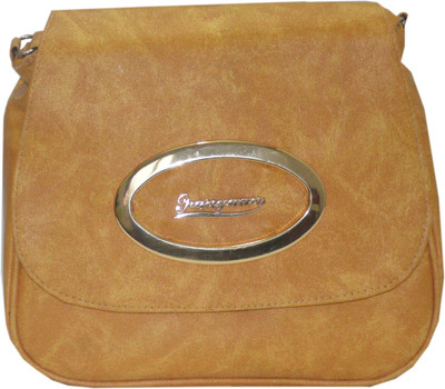 

ADORSY Girls Casual Beige PU Sling Bag