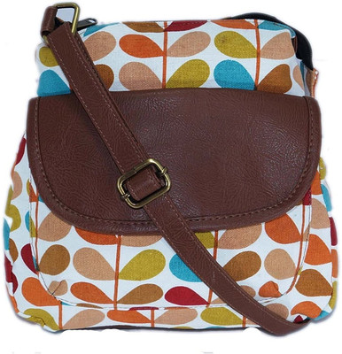 

Suprino Women Casual Multicolor Cotton, Canvas Sling Bag