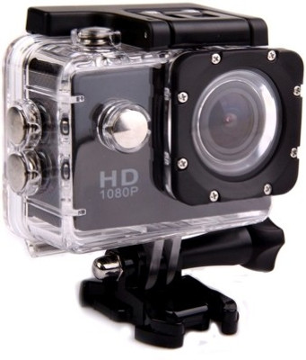 HBNS action camera 1080p Sports Camera & Micro SD Card Slot Sports and Action Camera Sports and Action Camera(Black, 12 MP)