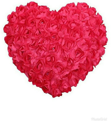 

Jyoti Red Rose Heart soft toys for Valentines - 40(Red)