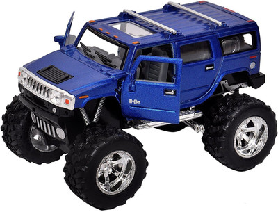 

Kinsmart 1:40 Scale Die-Cast 2008 H2 SUV Monster (Off Road) Hummer - Blue(Blue)