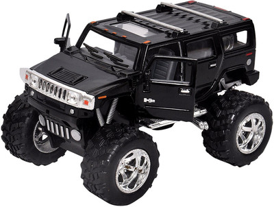 

Kinsmart 1:40 Scale Die-Cast 2008 H2 SUV Monster (Off Road) Hummer - Black(Black)