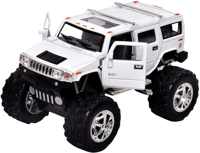 

Kinsmart 1:40 Scale Die-Cast 2008 H2 SUV Monster (Off Road) Hummer - White(White)
