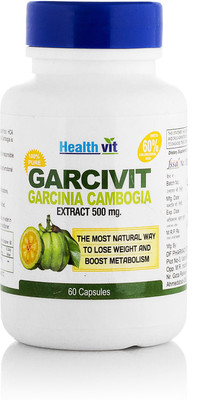 

HealthVit GARCIVIT Garcinia Cambogia 65% HCA 500 mg(60 No)