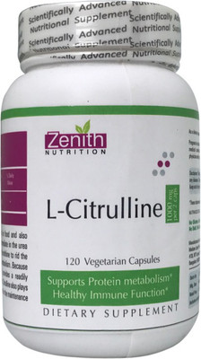 

Zenith Nutrition L-Citrulline - 1000mg(120 No)