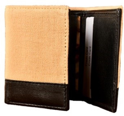 

Aspen Leather Men Beige Genuine Leather Wallet(5 Card Slots), Black