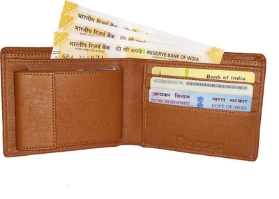 

e mall Men Tan Artificial Leather Wallet(9 Card Slots)