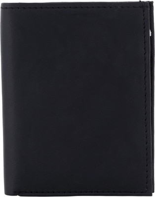 

Husamsons Men Black Genuine Leather Card Holder(11 Card Slots)
