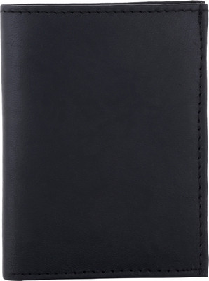 

Husamsons Men Black Genuine Leather Card Holder(10 Card Slots)