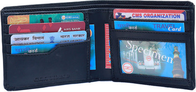

goodhand Men Black Genuine Leather Wallet(6 Card Slots)