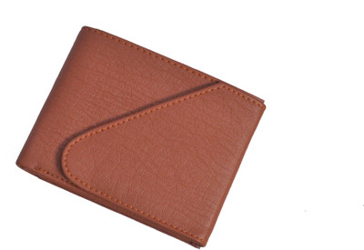 

Brexit Men Formal, Casual Tan Artificial Leather Wallet(5 Card Slots), Woodtankan01