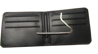 

Poland Boys Tan, Black Artificial Leather Card Holder(8 Card Slots)