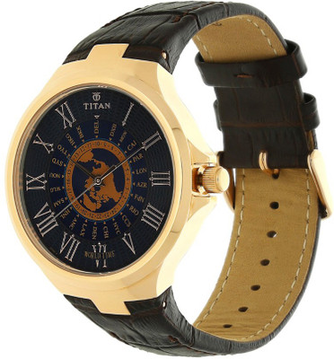 

Titan NK1706WL02 Globetrotter Watch - For Men