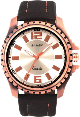 

SAMEX LATEST POPULAR STYLISH ROSE GOLD COLOURED DIAL BEST POPULAR DISCOUNT PRICE FLIPKAT SALES DAYS Watch - For Men