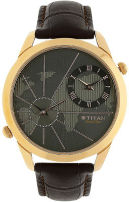 

Titan NK1707WL01 Globetrotter Watch - For Men