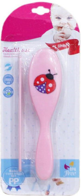 

GJE Newborn Baby Comb & Soft Brush Set(Pink)