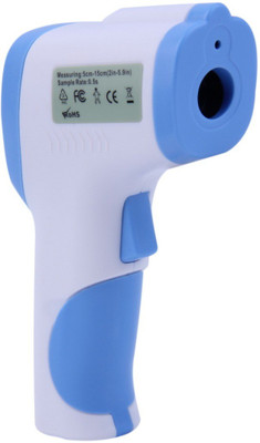 

Simplex LCD Backlight Non-Contact IR Laser Temp Gun Infrared Digital Thermometer Baby Kids Body Temperature Tester Bath Thermometer(Blue & White)