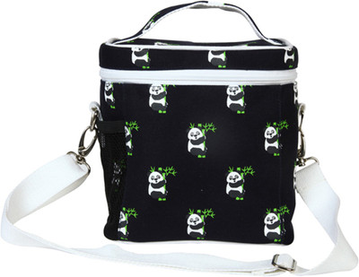 

ECORIGHT Lunch Bag - Reusable, Cotton Canvas & EcoFriendly, ideal for Adults and children - Printed "Pandas" (Blue) Lunch Bag(Beige, 5 L)