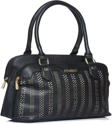 

Addons Geometric Laser Cut Duffle Shoulder Bag(Black, 5 L)