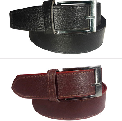 

Jack Klein Men Black Artificial Leather Belt
