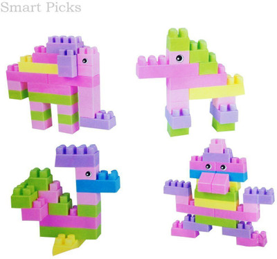 

UNITOYS Building Blocks, Multi Color (110 Pieces)(Multicolor)