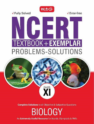 Ncert Text Book + Exemplar Problems - Solutions Biology Class 11(English, Paperback, unknown)