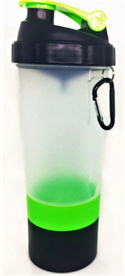 

GYMDADDY GYMDADDYSHAKERCLEARGREEN 600 ml Shaker(Pack of 1, Multicolor), Clear