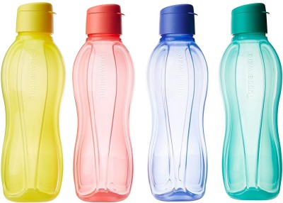 TUPPERWARE FLIPTOP 1 LTR 1000 ml Bottle(Pack of 4, Multicolor, Plastic)