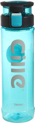 

Cille My Outdoor Sports Water Bottle With Filter BPA Free Leakproof, 730 ml Sipper(Pack of 1, Black), Blue
