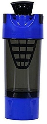 

GLOBALSHOP Tuff_Blue 450 ml Shaker(Pack of 1, Multicolor), Tuff blue & black