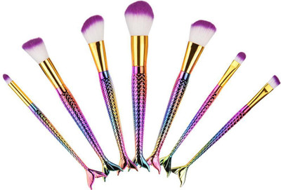 

Blue Sky 7 Piece Rainbow Mermaid Brush Set(Pack of 7)