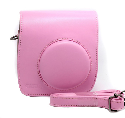 

Caiul PU Leather Instax Mini 25 Case Pink Camera Bag(Pink)