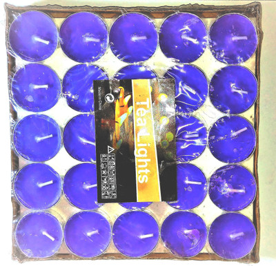 

MYEBIZSTORE T - Light Candle(25 pcs) Candle(Blue, Pack of 1)